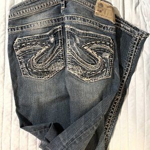 Silver Lola Boyfriend Skinny Jean - Like New!